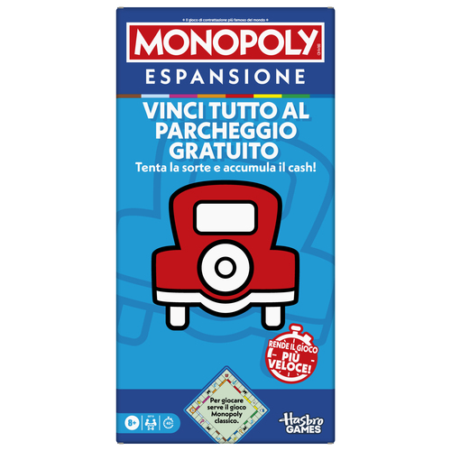 Gioco Hasbro G0718103 MONOPOLY Espansione  Vinci tutto al Parcheggio G