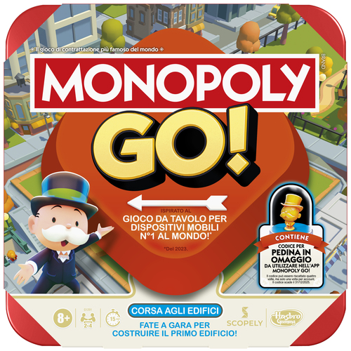 Gioco Hasbro G1291103 MONOPOLY Go! gioco