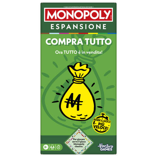 Gioco Hasbro G0720103 MONOPOLY Espansione Compra Tutto per gioco