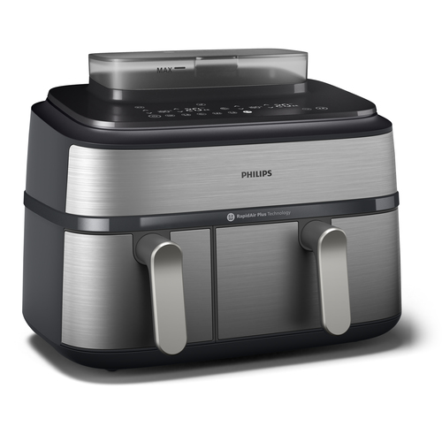 Friggitrice Philips NA555 00 5000 SERIES Airfryer Dual Basket Black e 