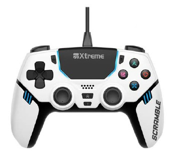 Gamepad Xtreme 90587 PLAYSTATION 5 Scramble 5 White e Black