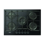 Piano cottura gas Hotpoint 869991698450 HAGS 72F BK 1 Black