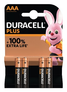 Batteria Ministilo AAA Duracell DU0203 PLUS Power Boost