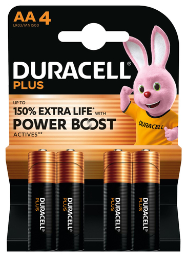 Batteria Stilo AA Duracell DU0103 PLUS Power Boost