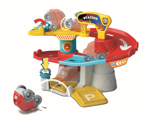 Gioco prima infanzia Clementoni 17559 BABY Tumbling Car Garage Fire St