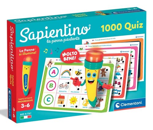 Gioco educativo Clementoni 16495 SAPIENTINO Penna parlante 1000 quiz I