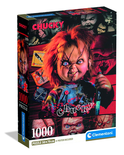Puzzle Clementoni 37099 Chucky con poster incluso