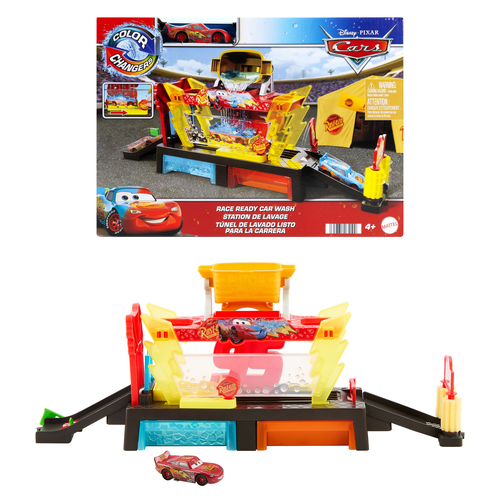 Playset pista Mattel JBM70 DISNEY CARS Playset Autolavaggio Corsa Colo