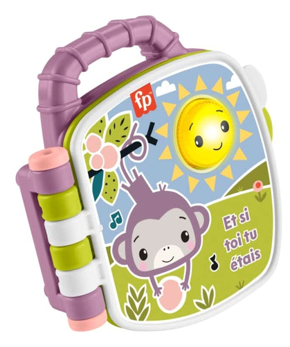 Gioco prima infanzia Fisher Price JFN06 Libro Musicale della Scimmiett
