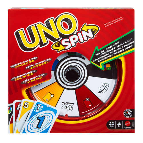 Gioco Mattel JGR00 UNO Spin gioco