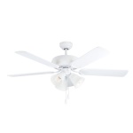 EGLO - Ventilatore soffitto Eglo 35076 LAS PALMAS Bianco