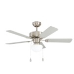 EGLO - Ventilatore soffitto Eglo 35074 CADIZ Nickel