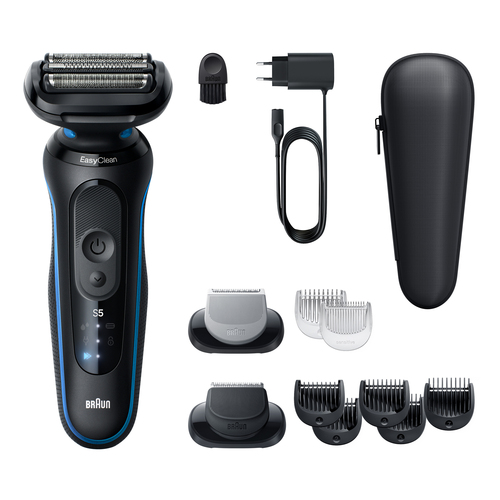 Rasoio barba Braun 52 B1650S SERIES 5 EasyClean Ricaricabile Black e B