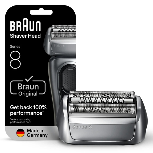 Testina ricambio rasoio Braun 83M SERIES 8 Silver