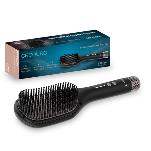 Piastra capelli Cecotec 03385 BAMBA InstantCare AirFlow Black e Rose g