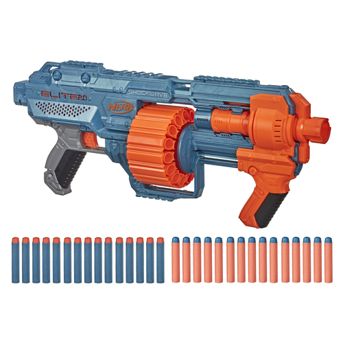Fucile blaster Hasbro E9527 NERF Elite 2.0 Shockwave RD15