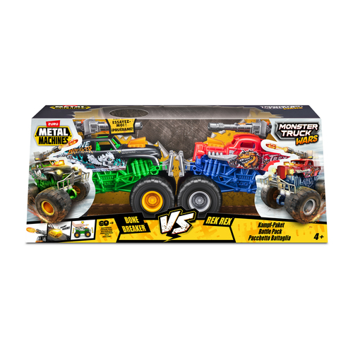 Set auto modelli Zuru 6793 Metal Machines Monster Truck Wars