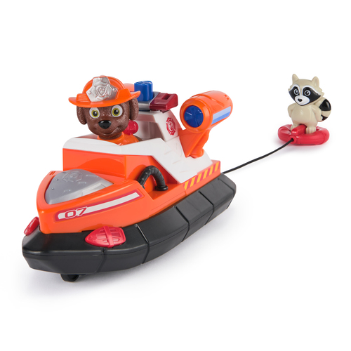 Set personaggio Spin Master 6072684 FIRE RESCUE PAW PATROL Barca di Sa