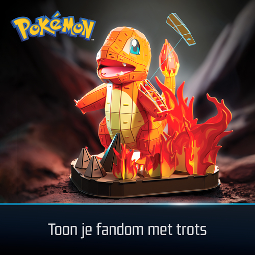 Puzzle Spin Master 6075063 POKÉMON Charmander 4D Build