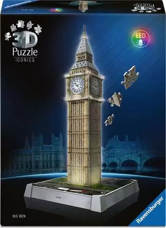 Puzzle Ravensburger 12008025 3D Big Ben Night Edition