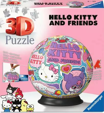 Puzzle Ravensburger 11630 3D Puzzleball Hello Kitty