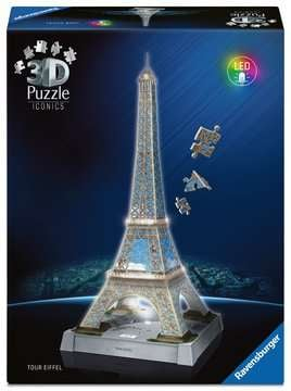 Puzzle Ravensburger 12008034 3D Tour Eiffel Night Edition