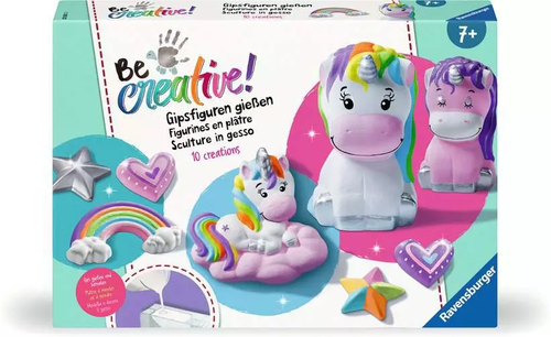 Set creazioni unicorni gesso Ravensburger 25531 BE CREATIVE