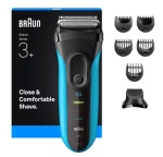 BRAUN - Rasoio barba Braun 3010BT SERIES 3+ Blue e Black