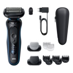 BRAUN - Rasoio barba Braun 52 B1650S SERIES 5 EasyClean Ricaricabile Black e B