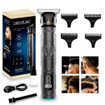 Cecotec - Regolabarba Cecotec 03380 PRECISIONCARE Samurai Ricaricabile Grey