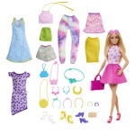 Mattel - Set bambola Mattel HKB07 BARBIE con vestiti e accessori
