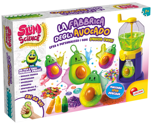 Slime Lisciani 113996 SLUMI SCIENCE La Fabbrica degli Avocado Squish