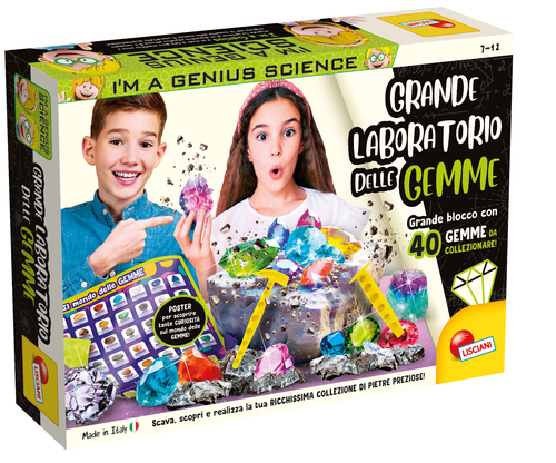 Gioco educativo Lisciani 114382 I'M A GENIUS Laboratorio delle Gemme