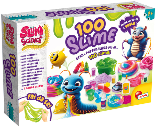 Slime Lisciani 109982 SLUMI SCIENCE Kit 100 slime 