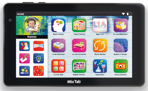 Tablet Lisciani 114214 HI TECH Mio Tab L.I.A. Black e Blue