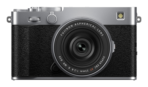 Fotocamera mirrorless Fujifilm 16949492 X E5 kit XF 23mm F2.8 R WR Sil