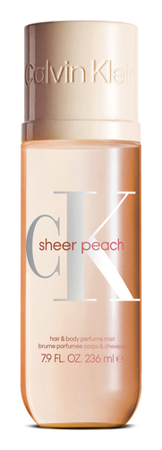 Profumo donna Calvin Klein Sheer peach hair & body perfume mist 236 ml