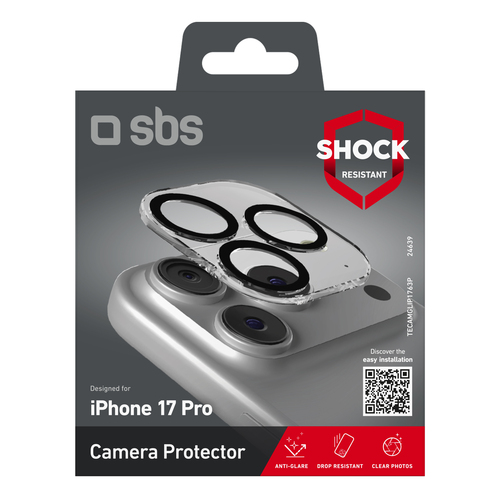 Protezione schermo Sbs TECAMGLIP1763P IPHONE CAMERA LENS PROTECTOR 17 