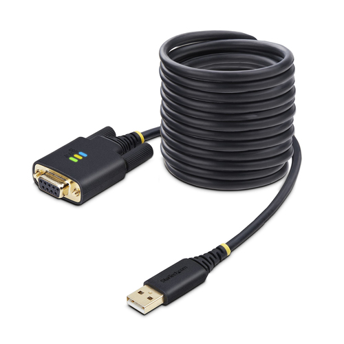 Cavo seriale Startech.Com 1P10FFCN USB SERIAL USB to Null Modem Black