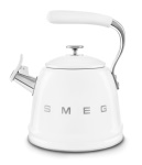 Bollitore Smeg WKF01WH 50 STYLE con fischietto Bianco