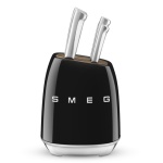 Ceppo con coltelli Smeg KBSF02BL 50 STYLE Nero