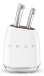 Ceppo con coltelli Smeg KBSF02WH 50 STYLE Bianco