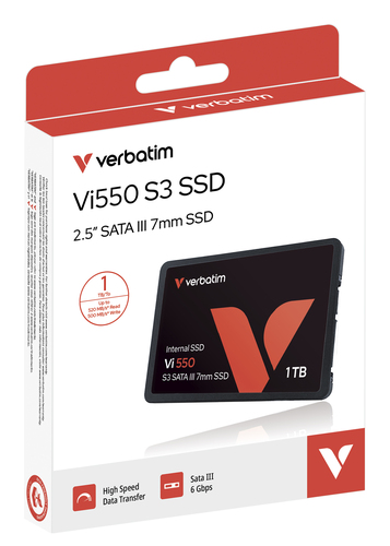 SSD interno Verbatim 49353 VI550 S3 Black
