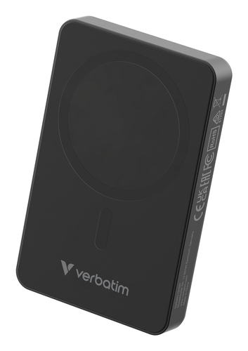 Power bank Verbatim 32227 CHARGE N GO Essentials Magnetic Wireless Bla