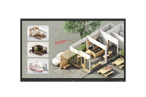 Display professionale Lg 86TR3DQ B CREATEBOARD Interactive Black