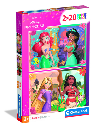 Puzzle Clementoni 24092 DISNEY PRINCESS Super Color