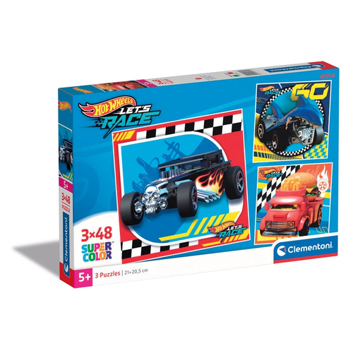 Puzzle Clementoni 25313 HOT WHEELS Super Color