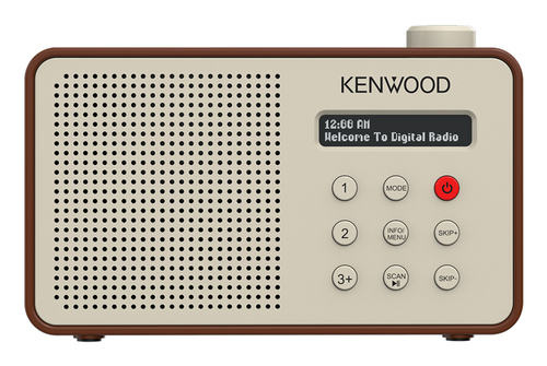 Radio Kenwood CR M25DAB T DAB+ Automatic Safety Alert Moccha