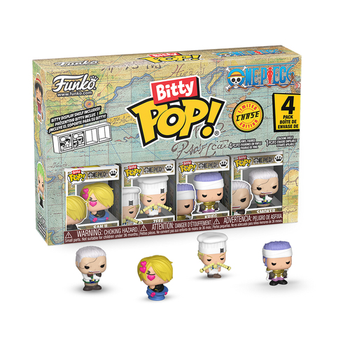 Personaggio collezione Funko 86894 POP BITTY One Piece Sanji 4 Pack
