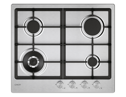 Piano cottura gas Candy 33803487 MODERNA CHG6BF4WTX Inox